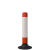 <u>Traffic-Line Self Righting High Visibility Flexible 760mm Plastic Post with Base</u>